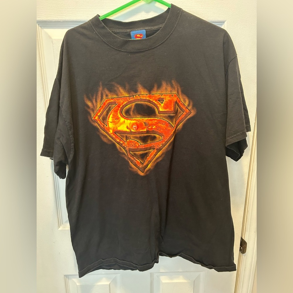 Superman flames‎ T-shirt